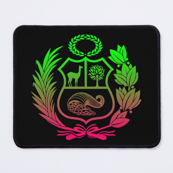 Item preview, Shield Peru green-fuchsia designed and sold by Betuzo.