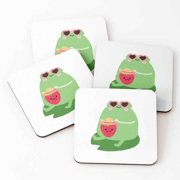 Item preview, Frog with a Strawberry designed and sold by Inspirely.