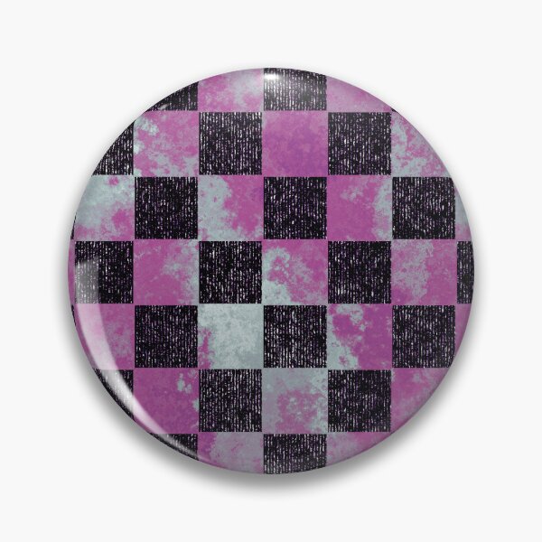 Item preview, Purple and Gray Textured Checkered Pattern designed and sold by Saanis.