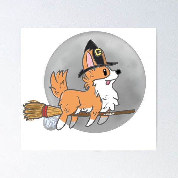 Item preview, Witch Corgi  designed and sold by connelcreativemedia.
