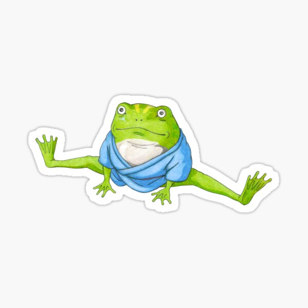 Mr. Frog. Sticker