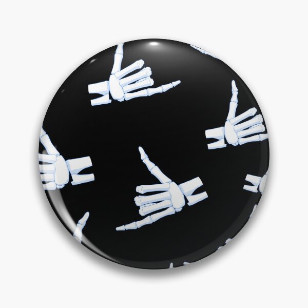 Item preview, Spooky Skeleton Hand Aesthetic Tiles Blue designed and sold by Vedeme.