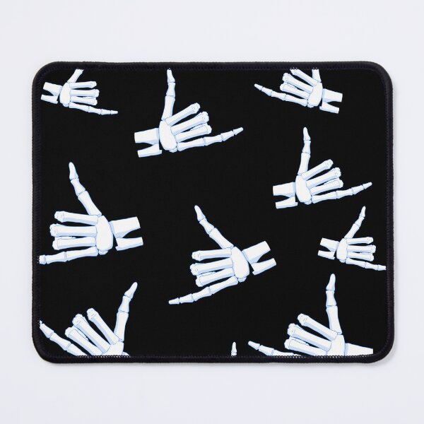 Item preview, Spooky Skeleton Hand Aesthetic Tiles Blue designed and sold by Vedeme.
