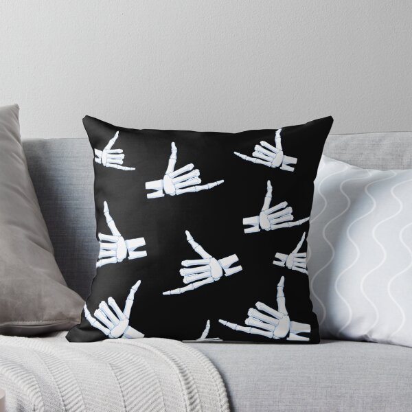 Item preview, Spooky Skeleton Hand Aesthetic Tiles Blue designed and sold by Vedeme.