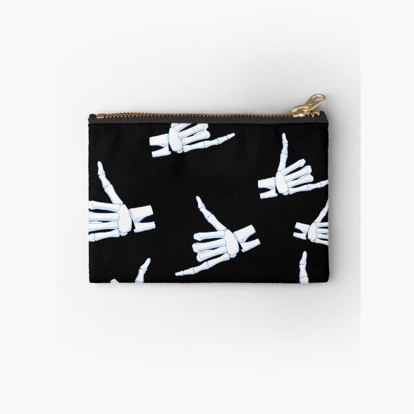 Item preview, Spooky Skeleton Hand Aesthetic Tiles Blue designed and sold by Vedeme.