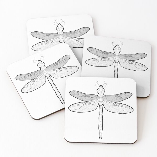 Item preview, black and white dragonfly designed and sold by Kosinskaya.