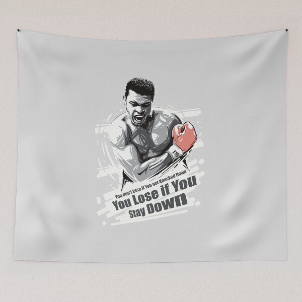 Item preview, Famous World Boxing Quote designed and sold by IcalsaidArt.