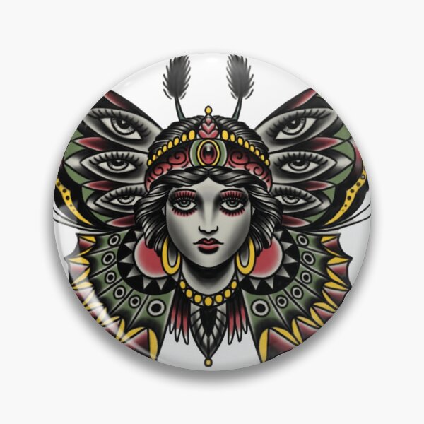 Item preview, Tattoo butterfly gypsy  designed and sold by FIRSTINK.