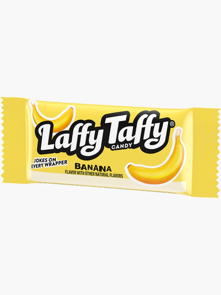 "Banana Laffy Taffy" Sticker for Sale by Jillyjucie Redbubble