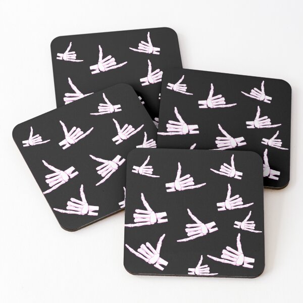 Item preview, Spooky Skeleton Hand Aesthetic Tiles Pink designed and sold by Vedeme.