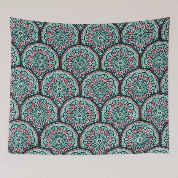 Item preview, Colored Seamless Pattern with Abstract Floral boho designed and sold by Akimatax ✯✯✯✯✯.
