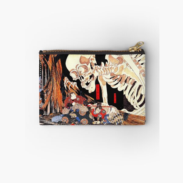Item preview, Kuniyoshi Mitsukini Defying the Skeleton, Japan art, Halloween designed and sold by wrapa04.