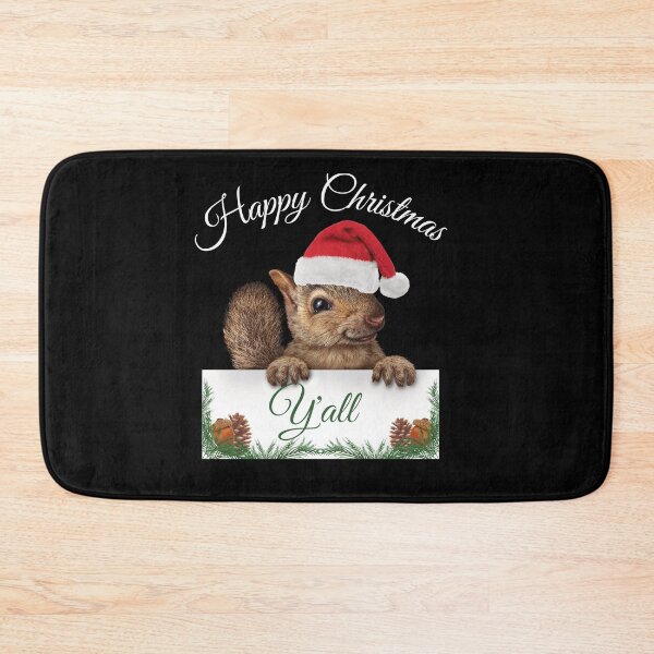 Item preview, Cute Squirrel Happy Christmas designed and sold by Betsytiptoe.