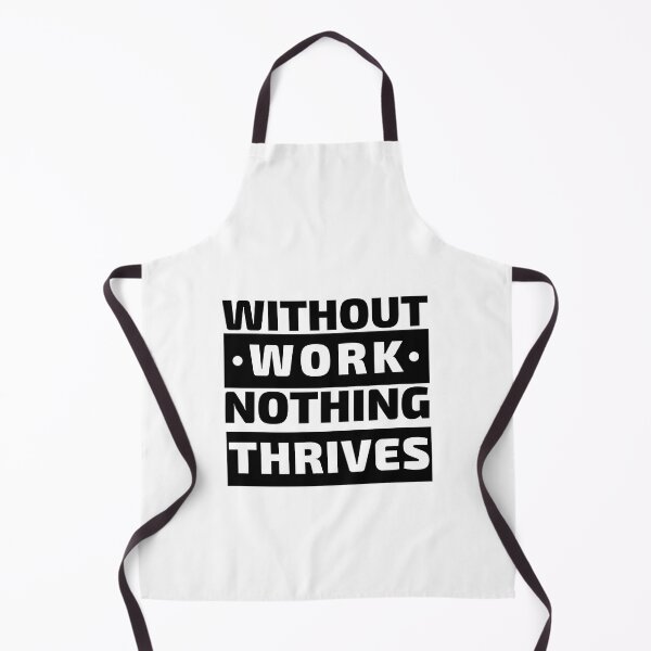 Item preview, Without Work Nothing Thrives Cool inspirational quotes designed and sold by MouDantArts.