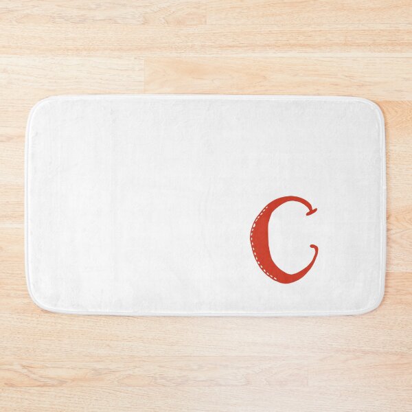 Item preview, Letter C Red initial monogram alphabet capital c designed and sold by Antique-Gifts.