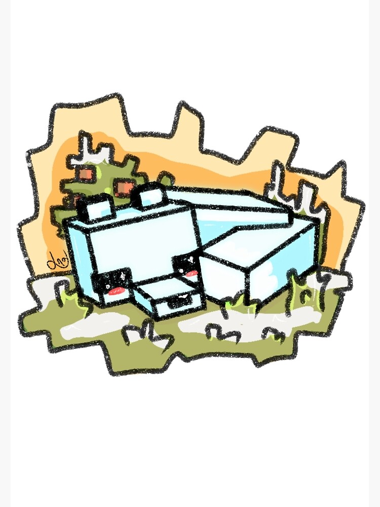 "minecraft snow fox" Poster for Sale by Lnaarts | Redbubble