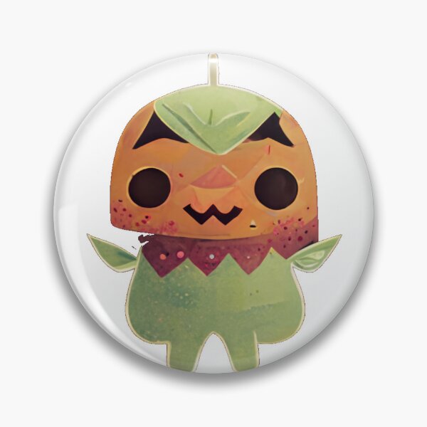 Item preview, Cute Pumpkin Goblin (Kawaii style)  designed and sold by nickibaber.