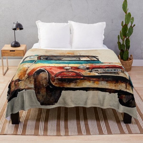 Item preview, vintage vehicles watercolor designed and sold by shokA Design.