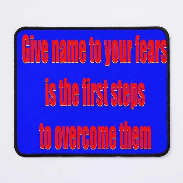 Item preview, Give name to your fears motivational lines designed and sold by hcarts.