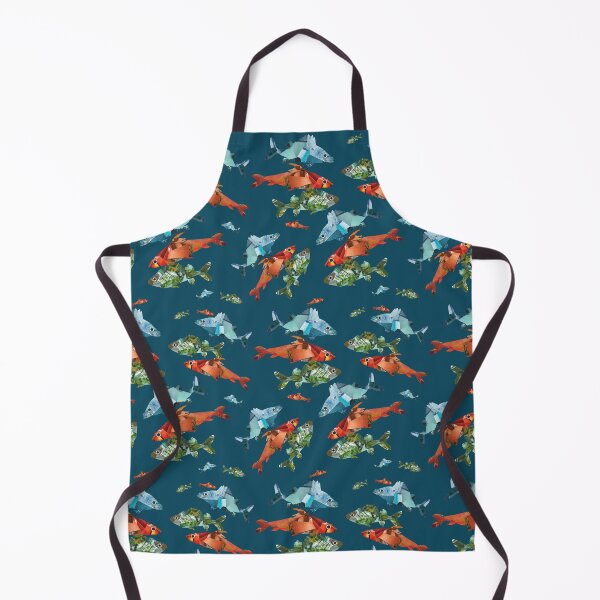 Item preview, Collage Fish Swimming designed and sold by Lindyjo.