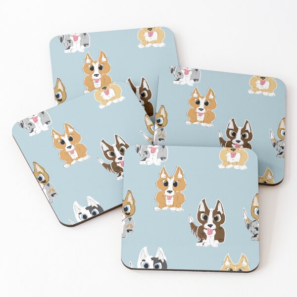 Item preview, Cardigan Corgi Cuties | Blue Merle, Red, Blonde, Brindle designed and sold by omgahitskasey.
