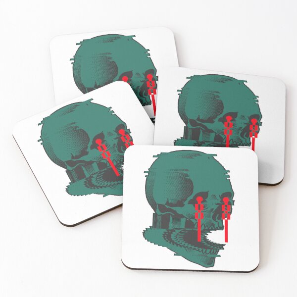 Item preview, Crimson eyed skull designed and sold by Shopopolis.