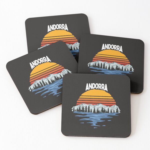 Item preview, Andorra Country Retro Sunset Art designed and sold by MrEddie10.