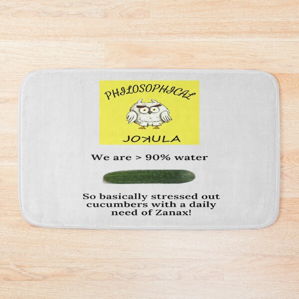 Item preview,  "Jokula philosophical 8 cucumber " black designed and sold by skoumpourdides.