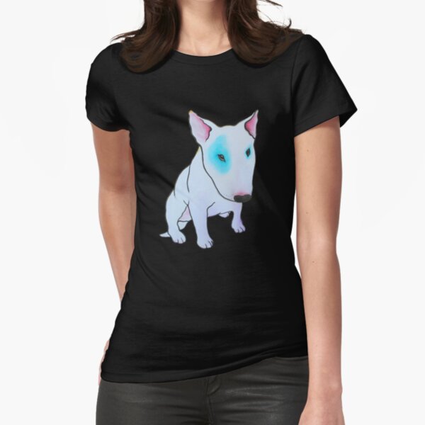 Bull Terrier Mischievous Fitted T-Shirt