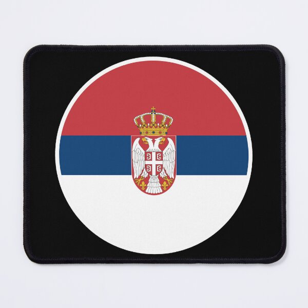 Item preview, SERBIA FLAG (Serbian National Flag) designed and sold by USEFULART-Shop.