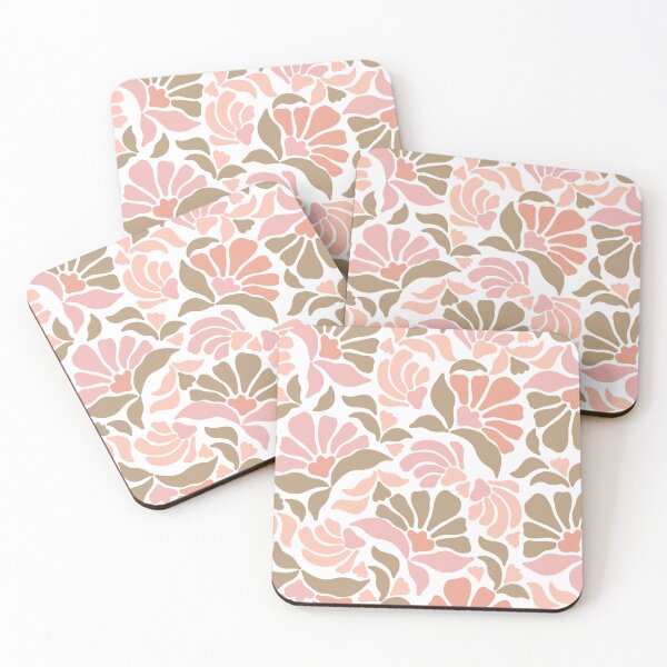 Item preview, Pink Shades Floral Pattern designed and sold by HappyLifeCreate.