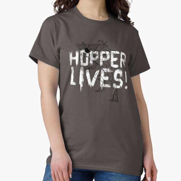 Item preview, Stranger Things 4 Demogorgon Hopper Lives Outline designed and sold by FifthSun.