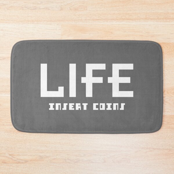 Item preview, LIFE - INSERT COINS. WHITE. designed and sold by 5hertz.