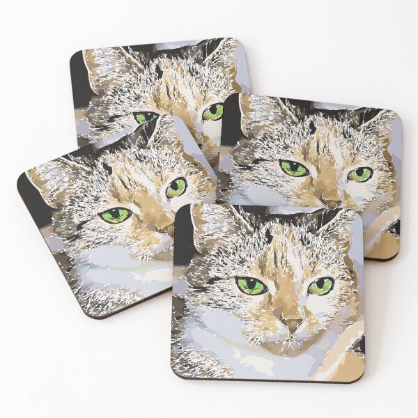 Item preview, Serious Cat  designed and sold by lovleycat.