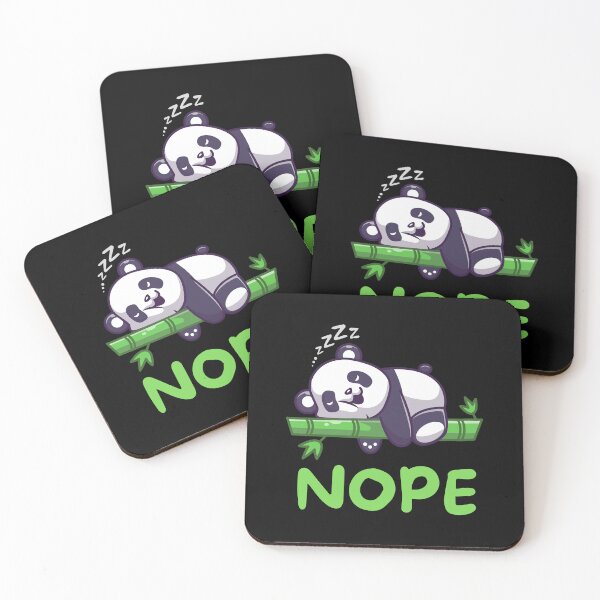 Aperçu de l'œuvre Panda mignon endormi créée et vendue par The Love Quill.