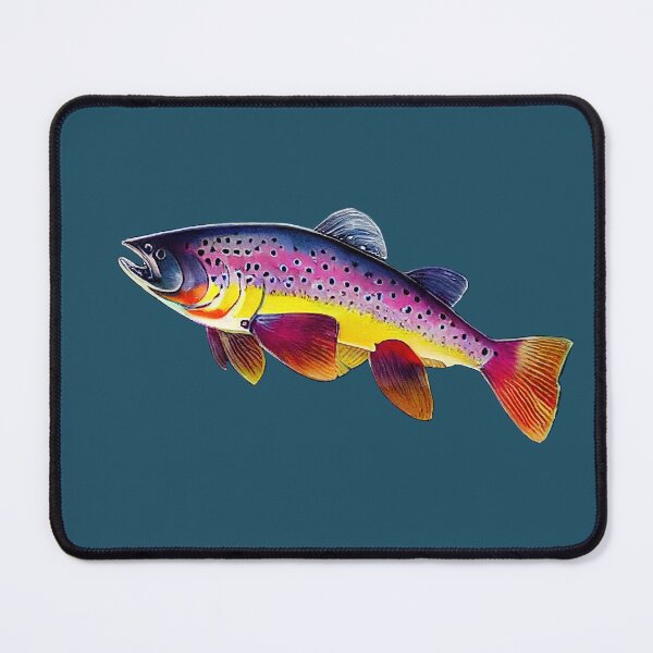 Item preview, Rainbow Trout Illustration designed and sold by ThePurpleMelon.