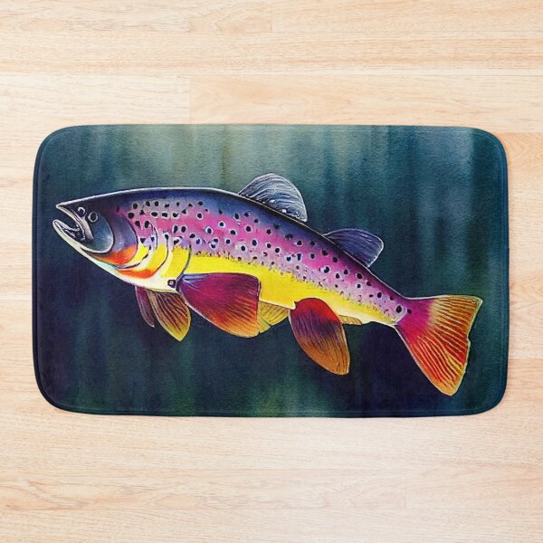 Item preview, Rainbow Trout Illustration designed and sold by ThePurpleMelon.