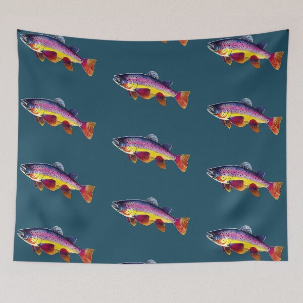 Item preview, Rainbow Trout Illustration designed and sold by ThePurpleMelon.