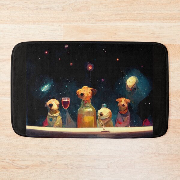 Item preview, Galactic Dog Wine Night designed and sold by Danielle Fay.