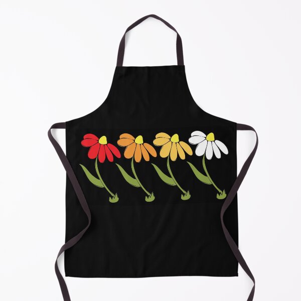 Item preview, Fall Daisy Illustration Autumn Ombre Colours Line Up designed and sold by AngelDawnDesign.