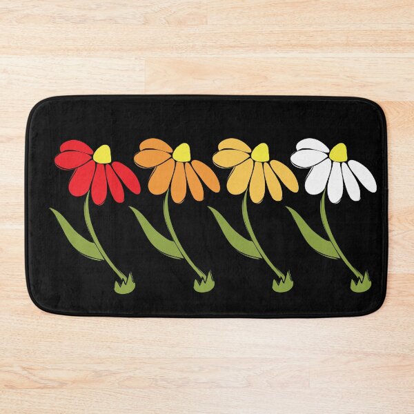 Item preview, Fall Daisy Illustration Autumn Ombre Colours Line Up designed and sold by AngelDawnDesign.
