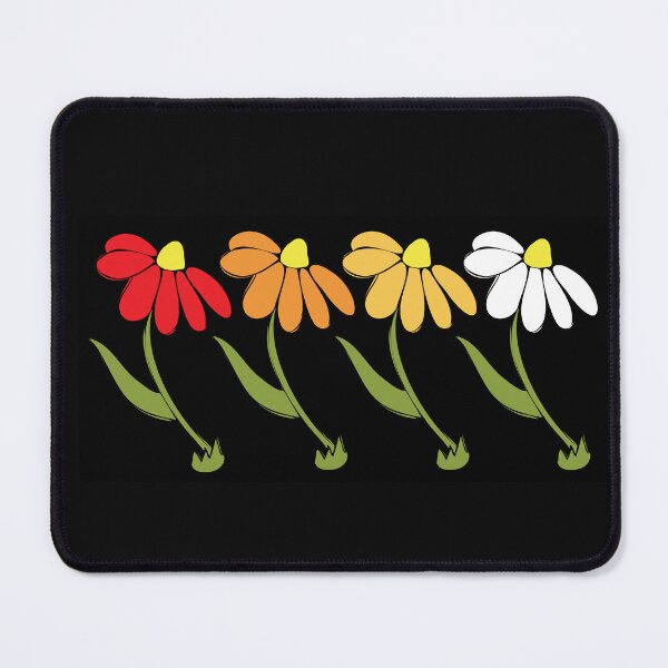 Item preview, Fall Daisy Illustration Autumn Ombre Colours Line Up designed and sold by AngelDawnDesign.