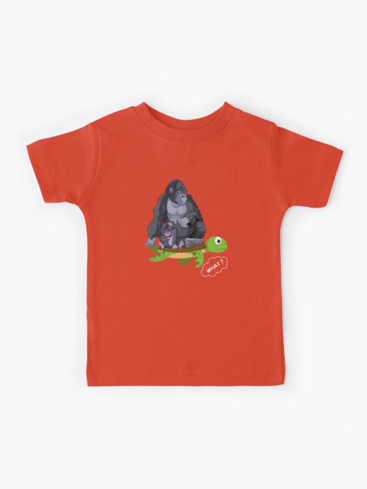 Gorilla Rests On The Sale T-Shirt for by Redbubble Love Quill | Kids Turtle
