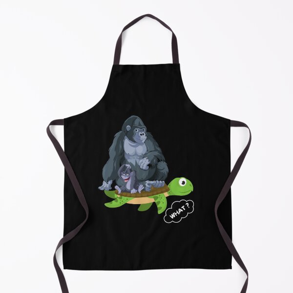 Item preview, Gorilla Rests On Turtle designed and sold by The Love Quill.