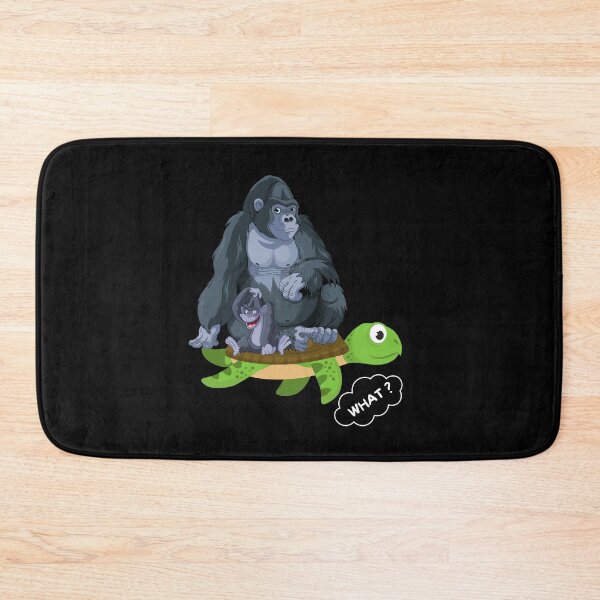 Item preview, Gorilla Rests On Turtle designed and sold by The Love Quill.