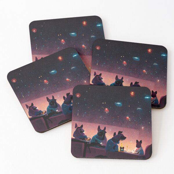 Item preview, Galactic Dog Space Bar designed and sold by Danielle Fay.
