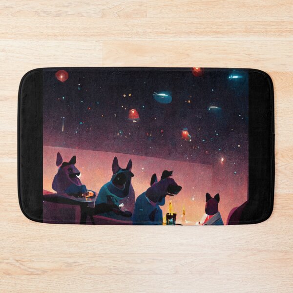 Item preview, Galactic Dog Space Bar designed and sold by Danielle Fay.