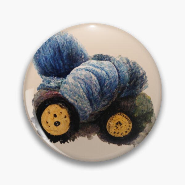 Item preview, Blue wool tractor designed and sold by proutcouture.