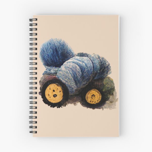 Artikelvorschau, Blauer Wolltraktor entworfen und verkauft von proutcouture.