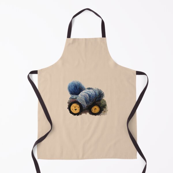 Item preview, Blue wool tractor designed and sold by proutcouture.